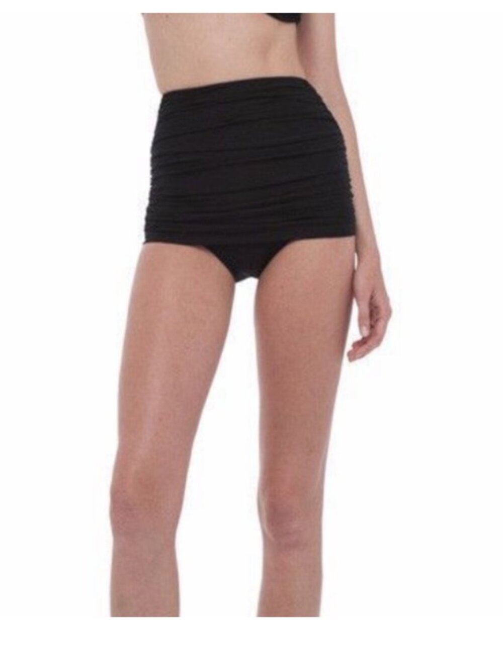 Norma Kamali Bill Black Swim Bottoms Small 🌿